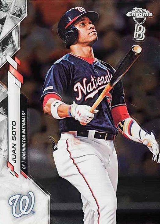 2020 Ben Baller Chrome Juan Soto #12 Baseball Card