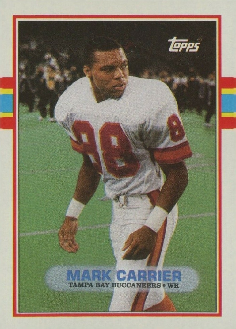 1989 Topps Mark Carrier #331 Football Card