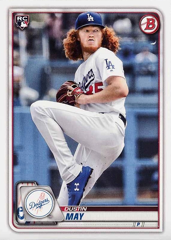 2020 Bowman Dustin May #38 Baseball Card