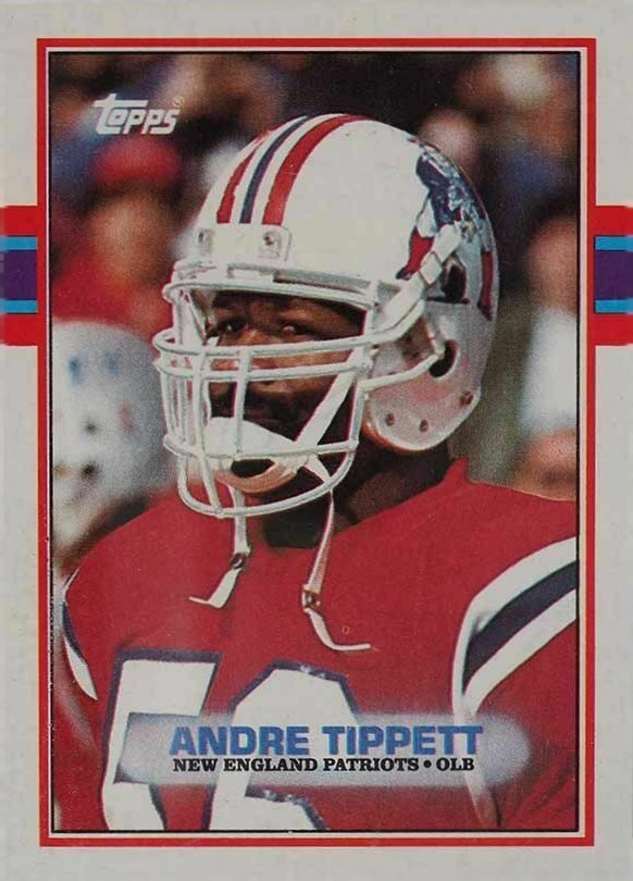 1989 Topps Andre Tippett #196 Football Card