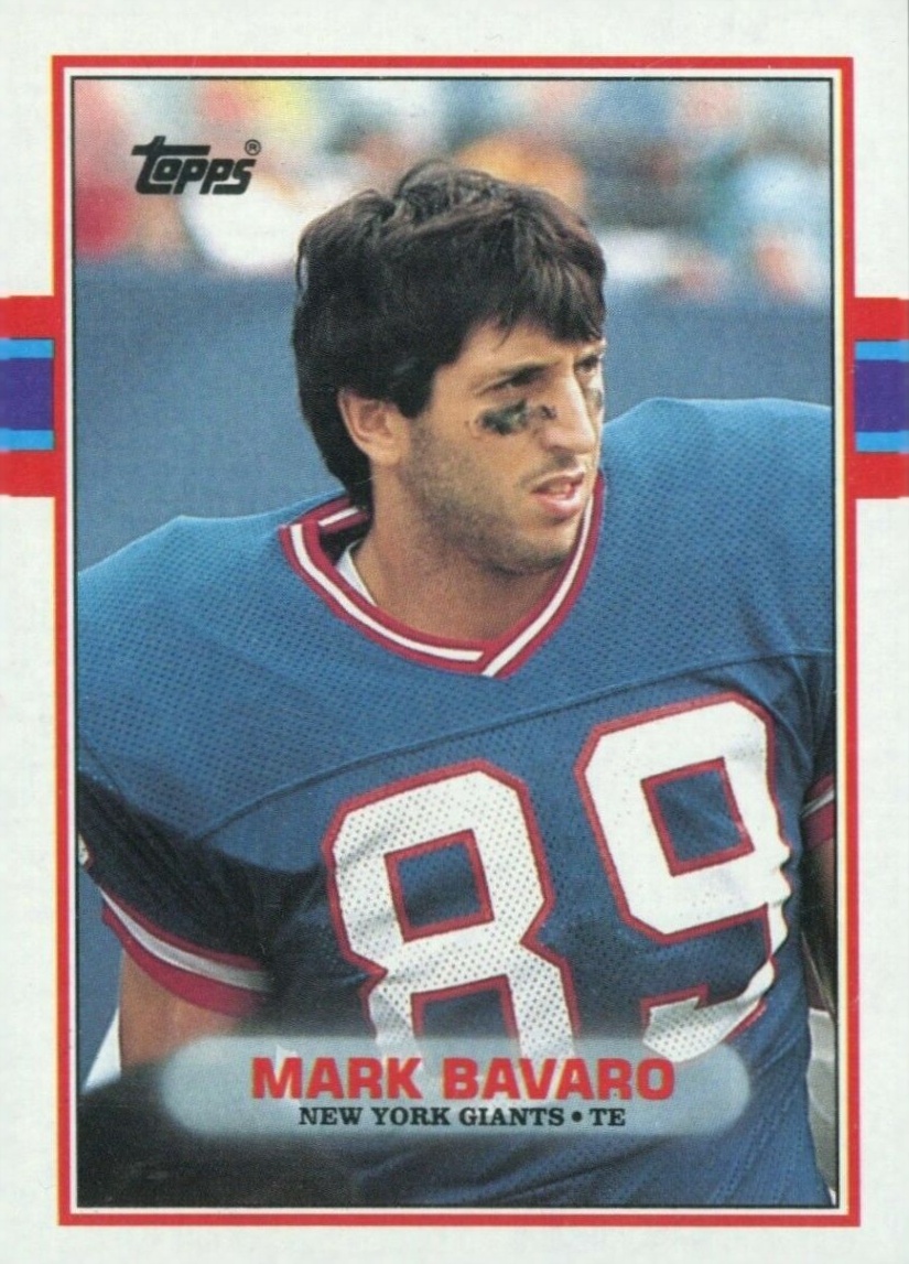 1989 Topps Mark Bavaro #175 Football Card