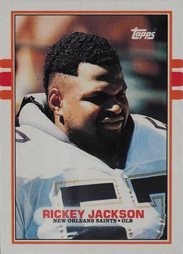 1989 Topps Rickey Jackson #163 Football Card