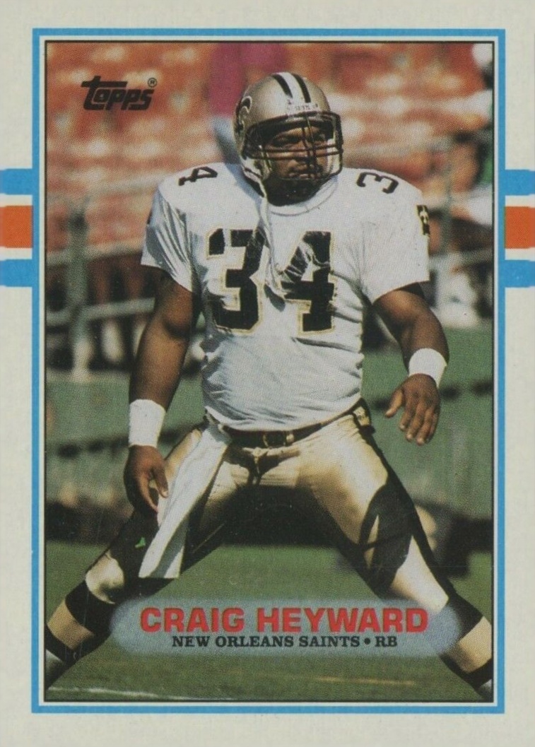 1989 Topps Craig Heyward #158 Football Card