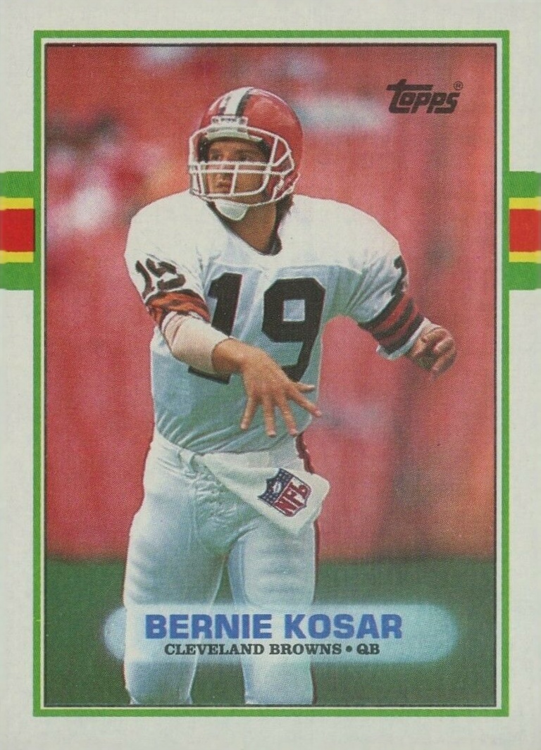 1989 Topps Bernie Kosar #141 Football Card
