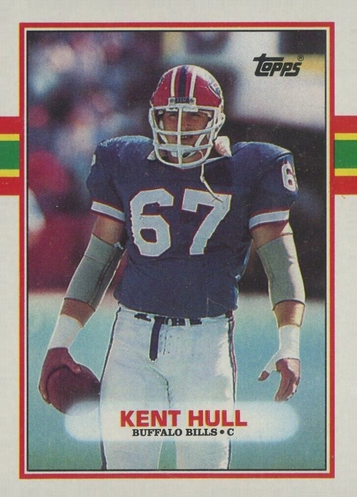 1989 Topps Kent Hull #48 Football Card