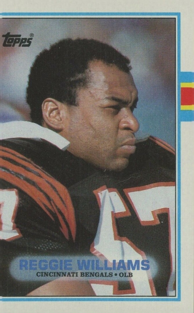 1989 Topps Reggie Williams #36 Football Card
