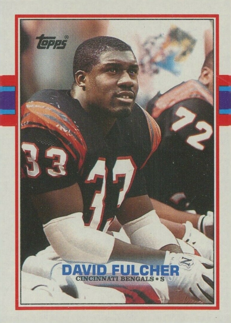 1989 Topps David Fulcher #33 Football Card