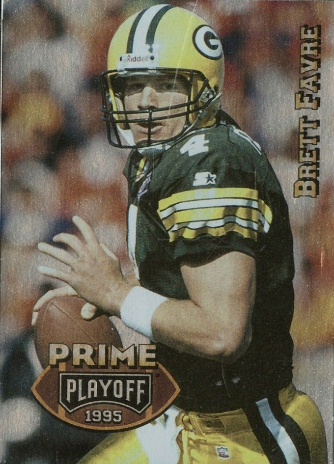 1995 Playoff Prime  Brett Favre #35 Football Card