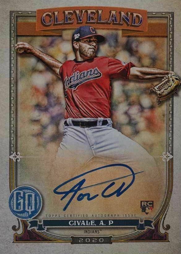 2020 Topps Gypsy Queen Autograph Aaron Civale #AC Baseball Card