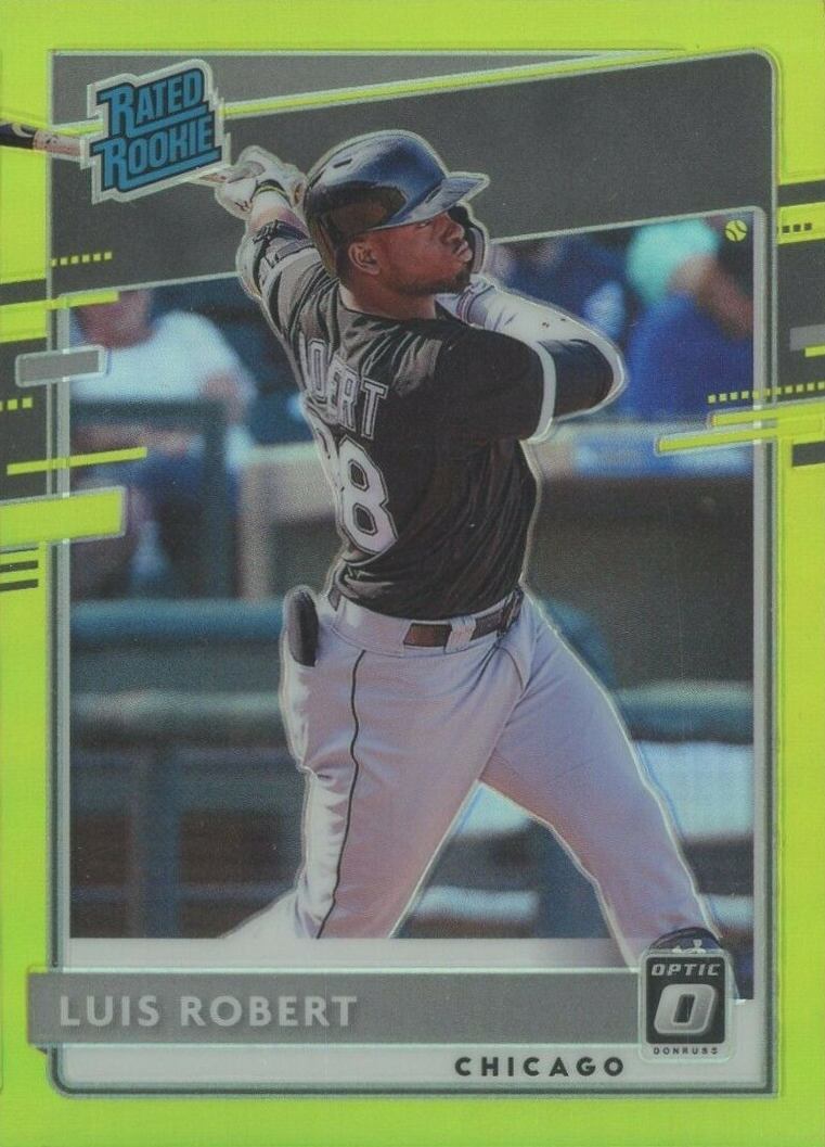 2020 Panini Donruss Optic Luis Robert #62 Baseball Card