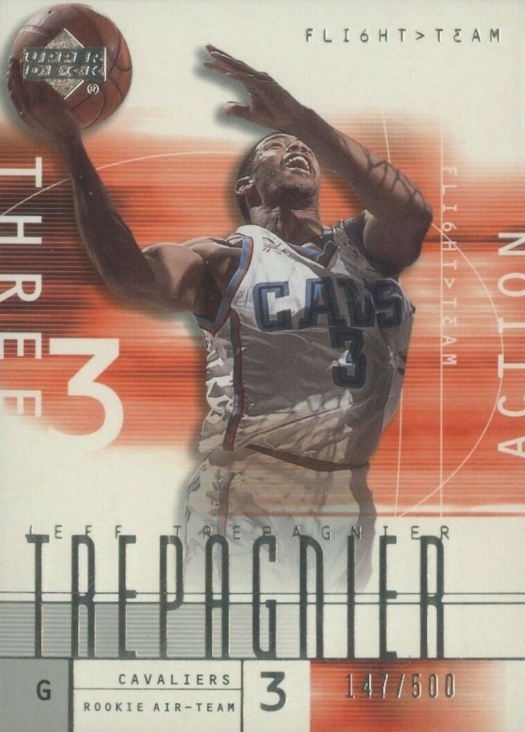 2001 Upper Deck Flight Team Jeff Trepagnier #105 Basketball Card