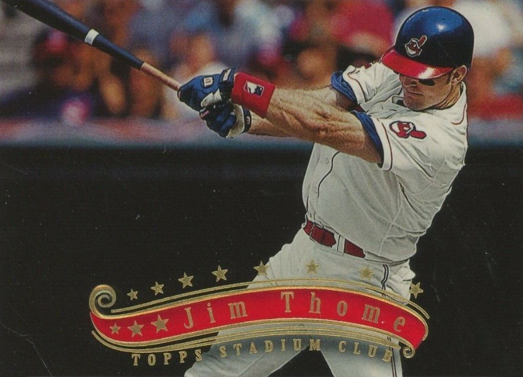 1997 Stadium Club Jim Thome #18 Baseball Card