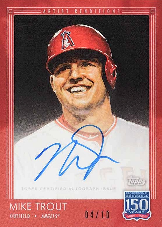 2019 Topps 150 Years of Baseball Mike Trout #117D Baseball Card