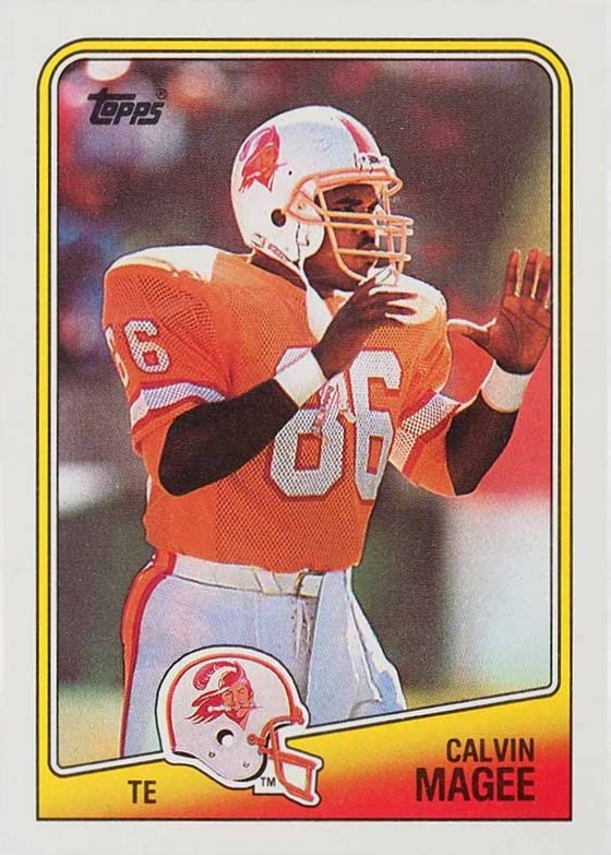 1988 Topps Calvin Magee #356 Football Card
