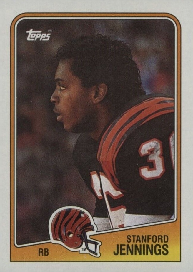 1988 Topps Stanford Jennings #342 Football Card