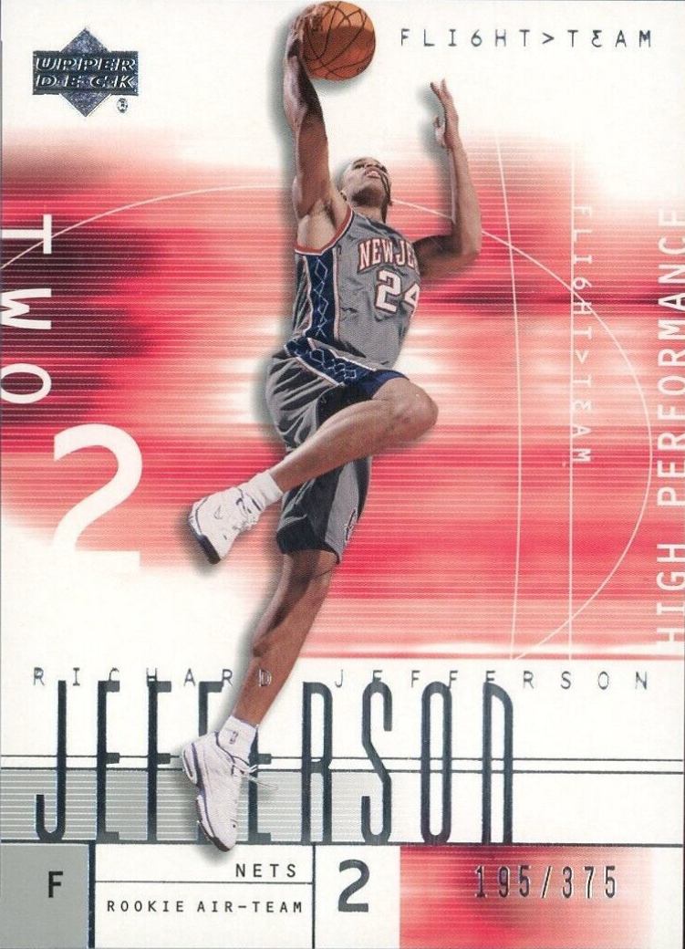 2001 Upper Deck Flight Team Richard Jefferson #132 Basketball Card