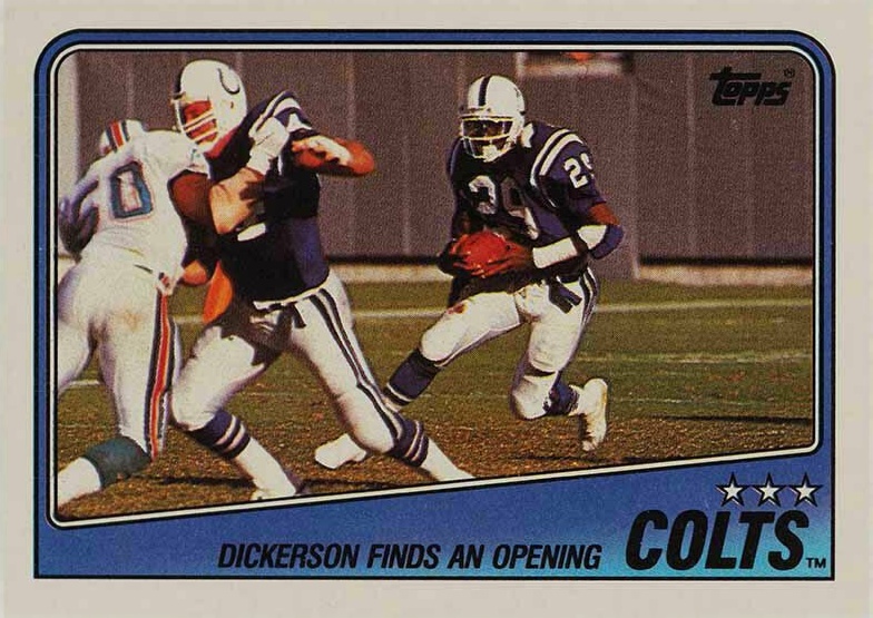 1988 Topps Colts Team Leaders #116 Football Card