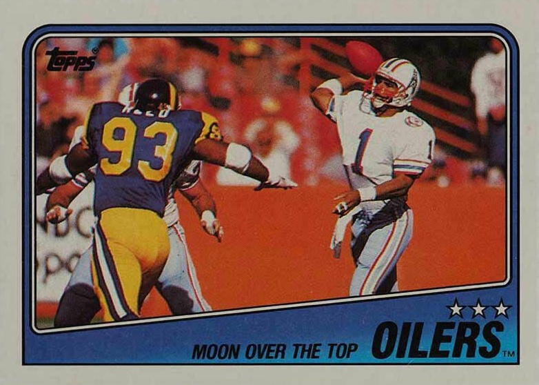 1988 Topps Oilers Team Leaders #102 Football Card