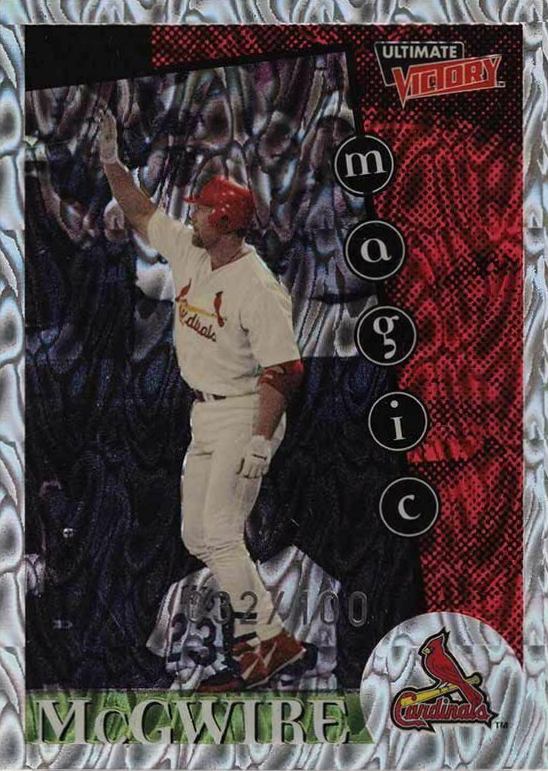 1999 Ultimate Victory Mark McGwire #169 Baseball Card