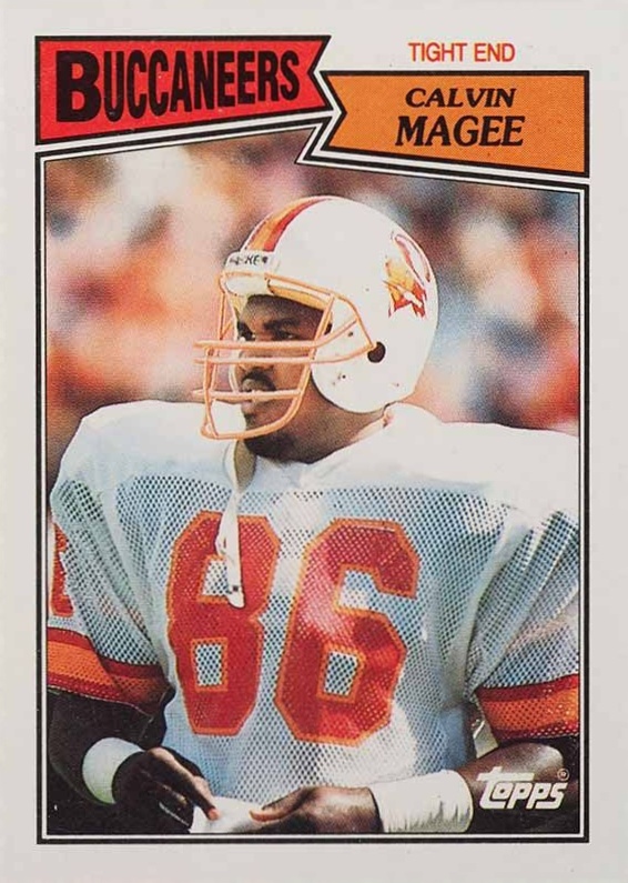 1987 Topps Calvin Magee #389 Football Card