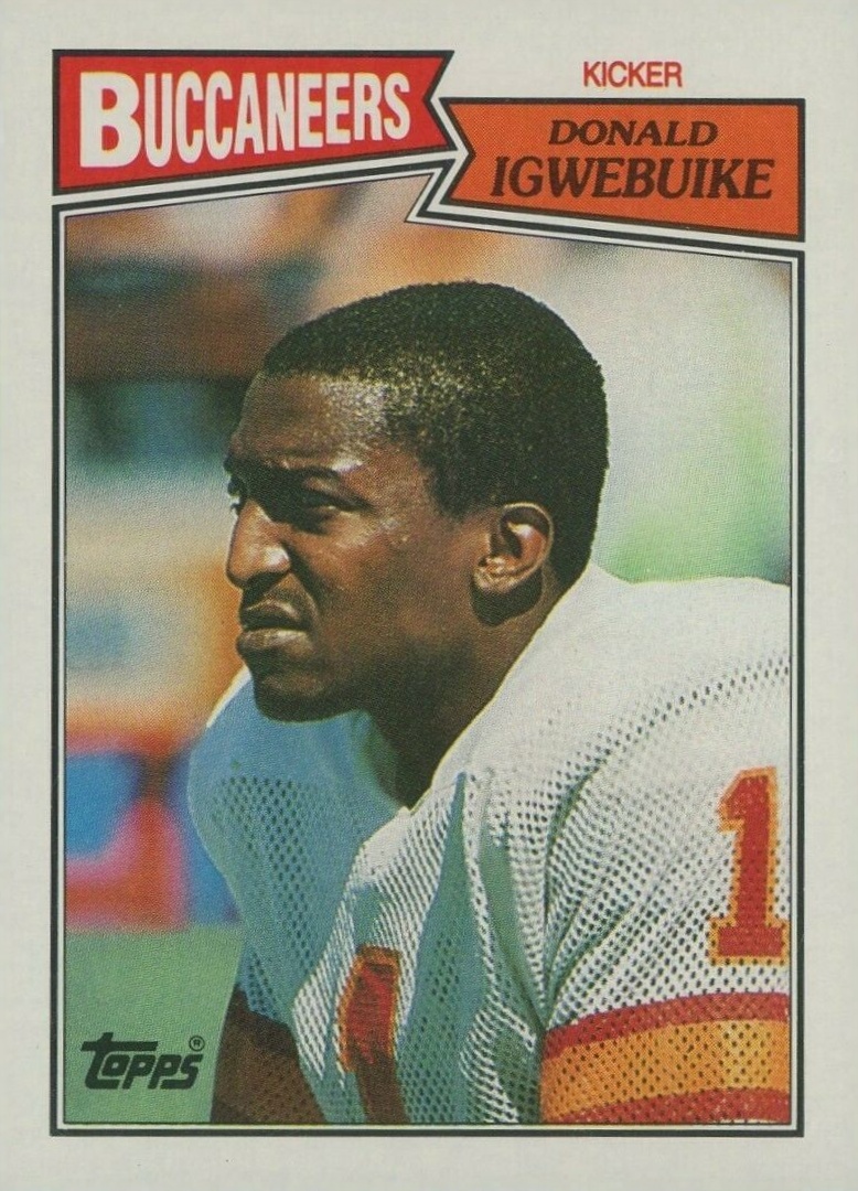 1987 Topps Donald Igwebuike #390 Football Card