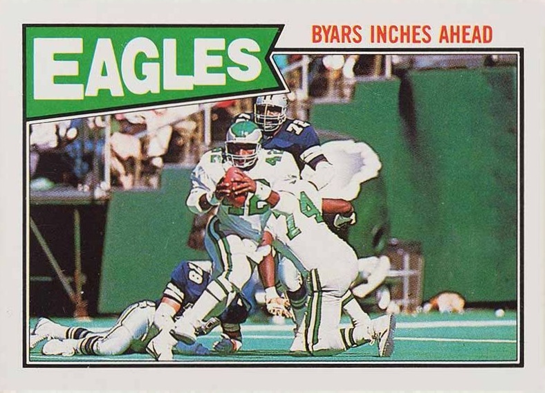 1987 Topps Eagles Team Leaders #294 Football Card