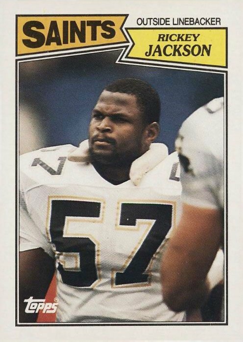 1987 Topps Rickey Jackson #279 Football Card