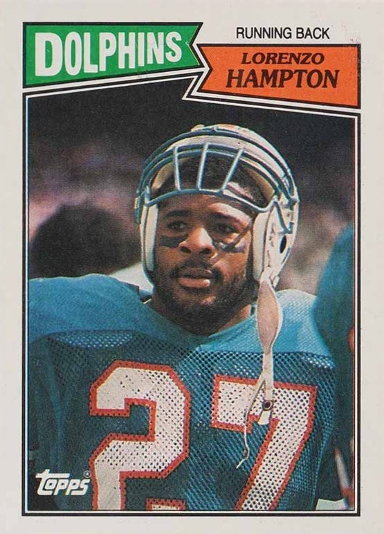 1987 Topps Lorenzo Hampton #234 Football Card