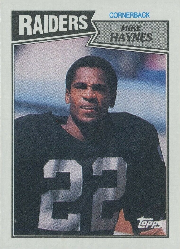 1987 Topps Mike Haynes #224 Football Card
