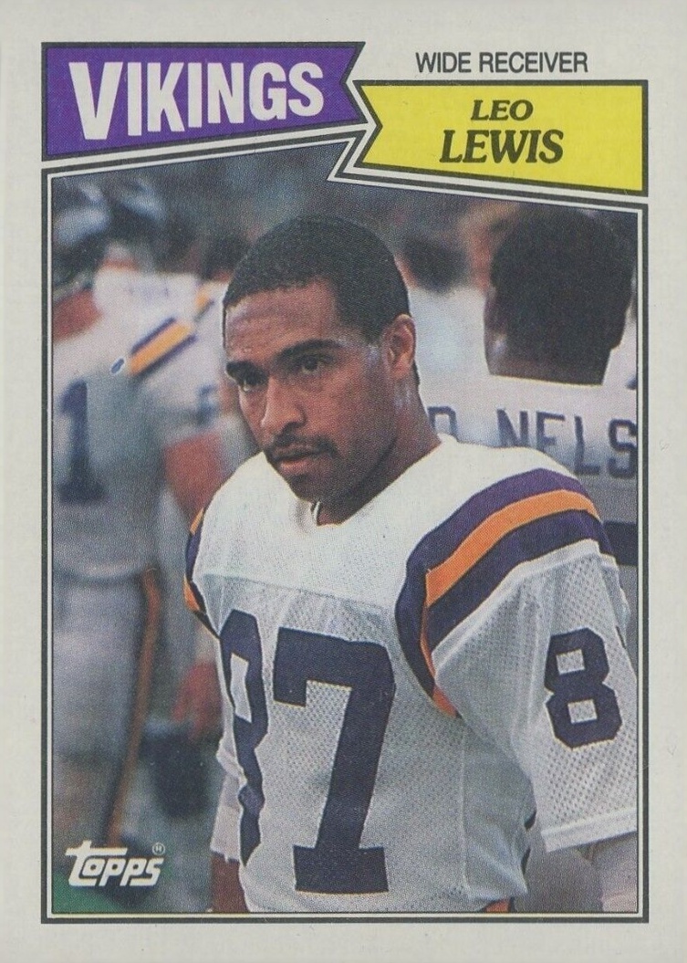 1987 Topps Leo Lewis #203 Football Card