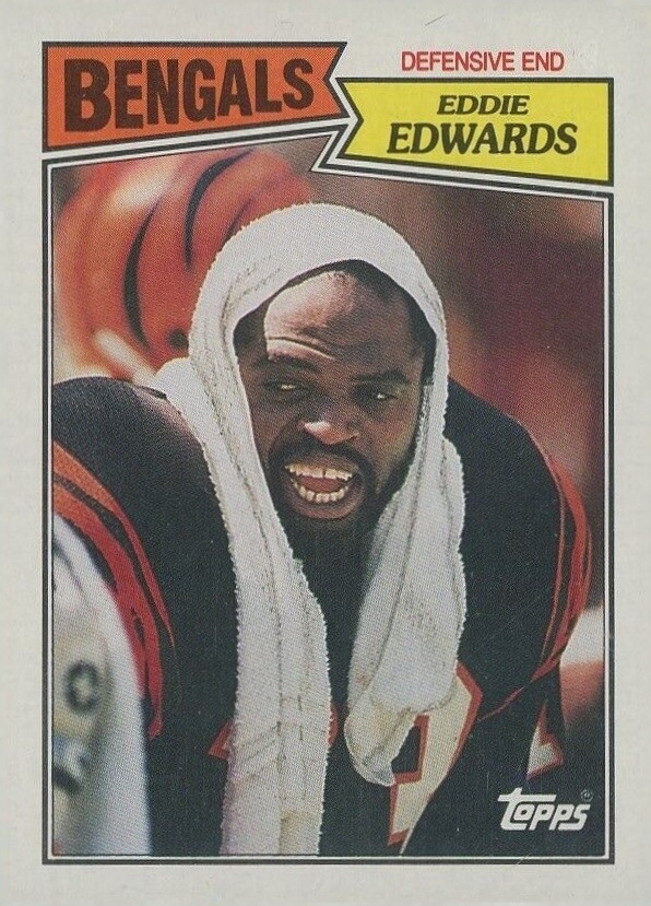 1987 Topps Eddie Edwards #194 Football Card