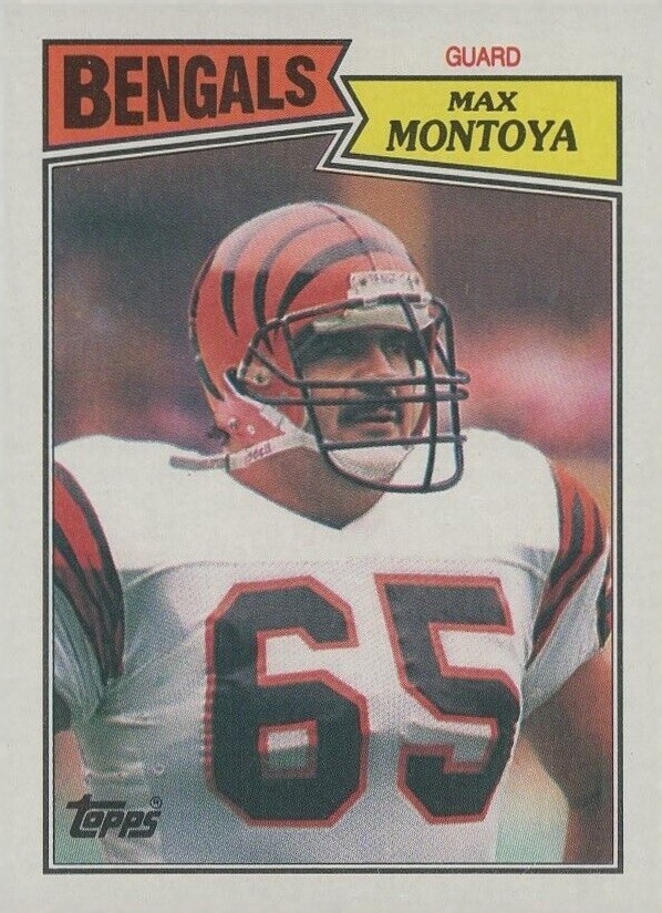1987 Topps Max Montoya #193 Football Card