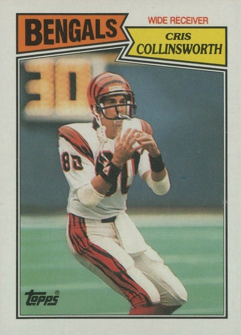 1987 Topps Cris Collinsworth #188 Football Card