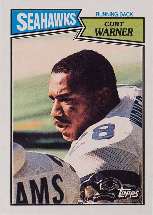 1987 Topps Curt Warner #174 Football Card