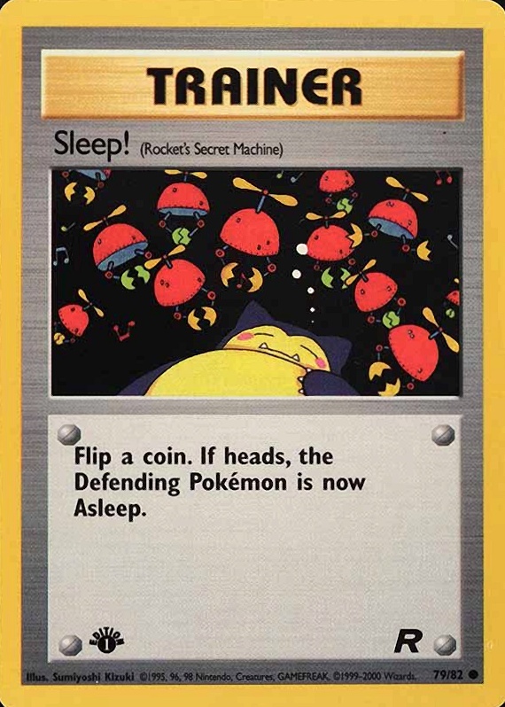 2000 Pokemon Rocket Sleep! #79 TCG Card