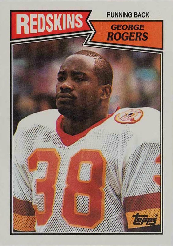 1987 Topps George Rogers #65 Football Card