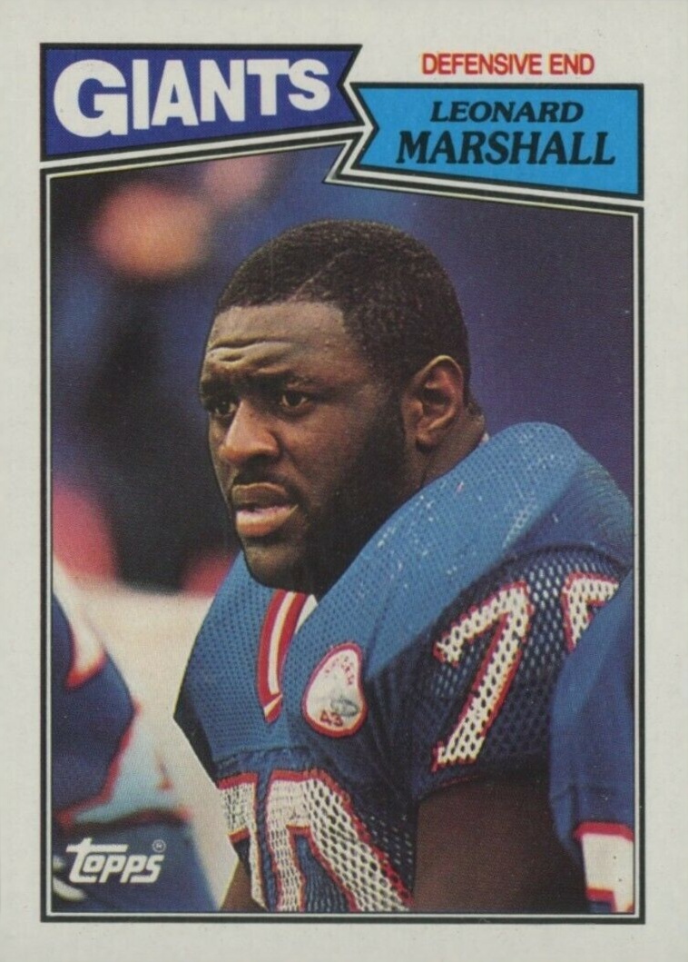 1987 Topps Leonard Marshall #23 Football Card