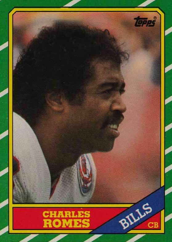 1986 Topps Charles Romes #393 Football Card