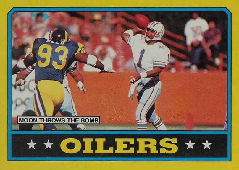 1986 Topps Oilers Team Leaders #349 Football Card