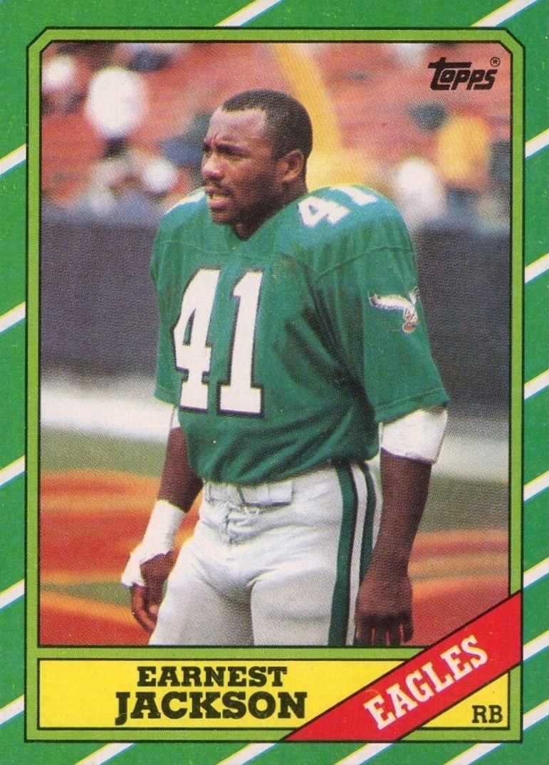 1986 Topps Earnest Jackson #270 Football Card