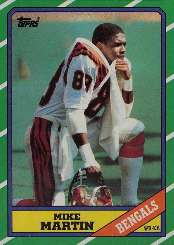1986 Topps Mike Martin #259 Football Card