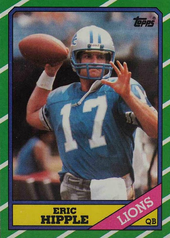 1986 Topps Eric Hipple #243 Football Card
