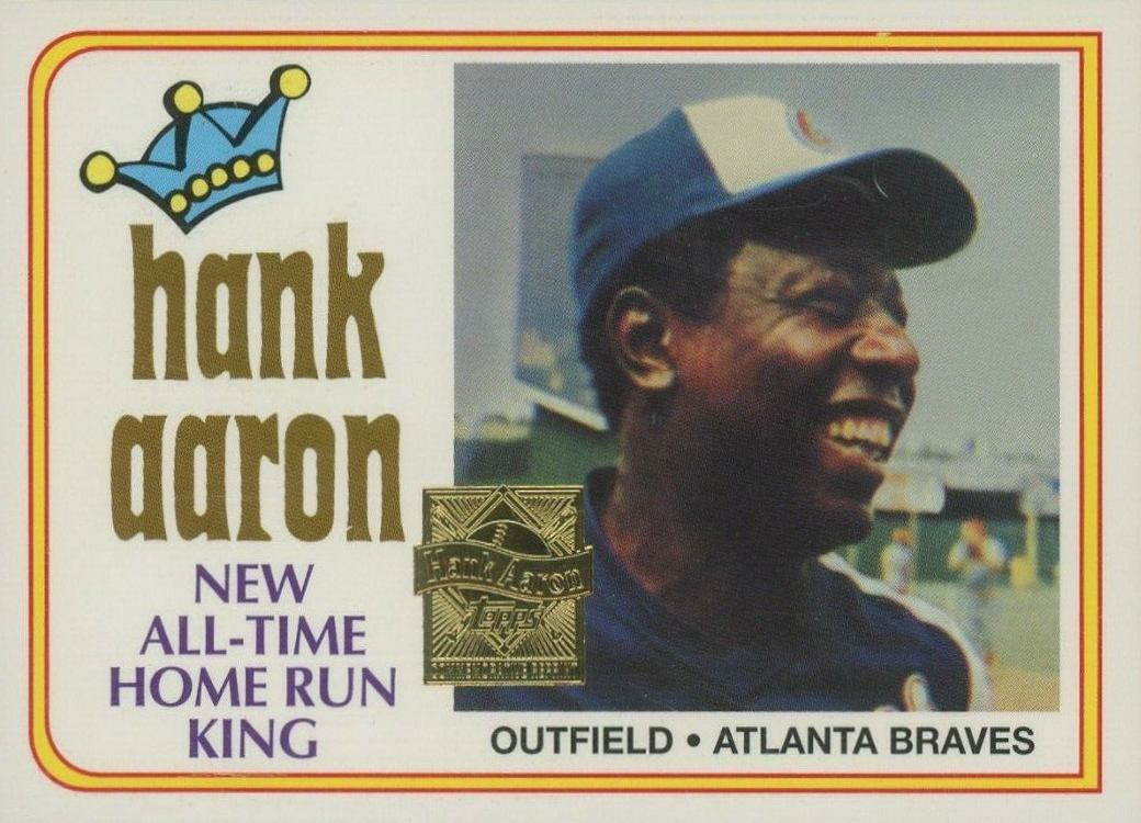 2000 Topps Hank Aaron 1974 Topps Reprint #21 Baseball Card