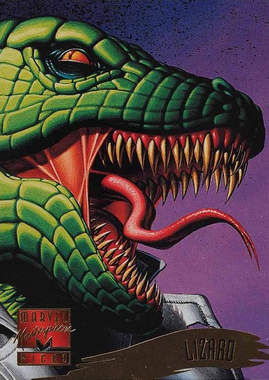1995 Marvel Masterpieces Lizard #130 Non-Sports Card