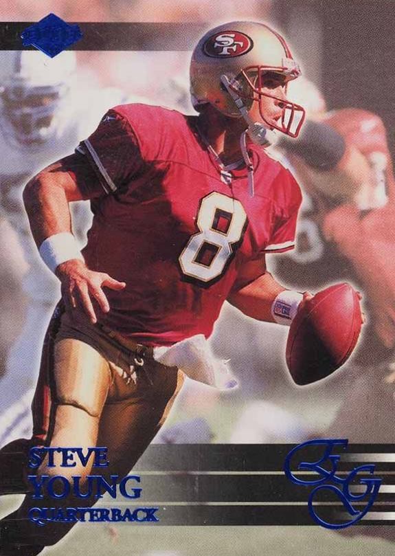 2000 Collector's Edge Graded Steve Young #118 Football Card