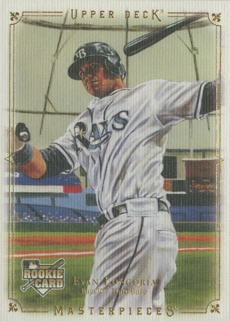 2008 Upper Deck Masterpieces Evan Longoria #7 Baseball Card