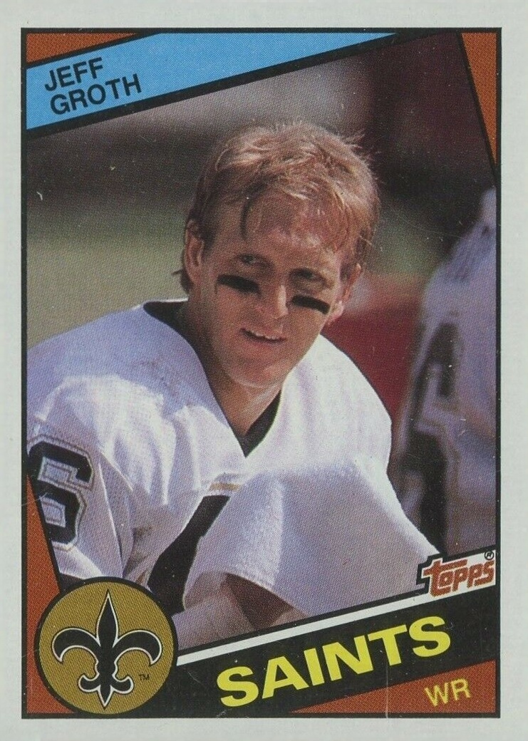 1984 Topps Jeff Groth #302 Football Card