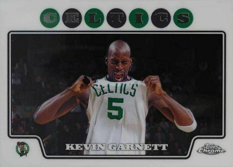 2008 Topps Chrome Kevin Garnett #5 Basketball Card