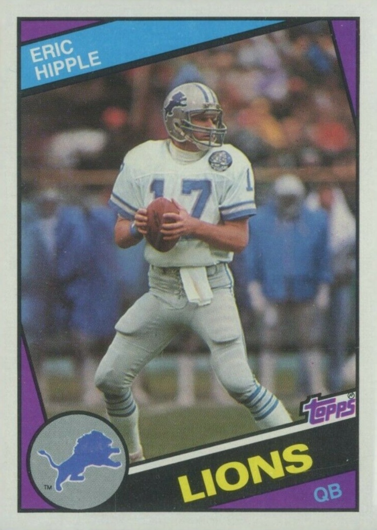 1984 Topps Eric Hipple #255 Football Card