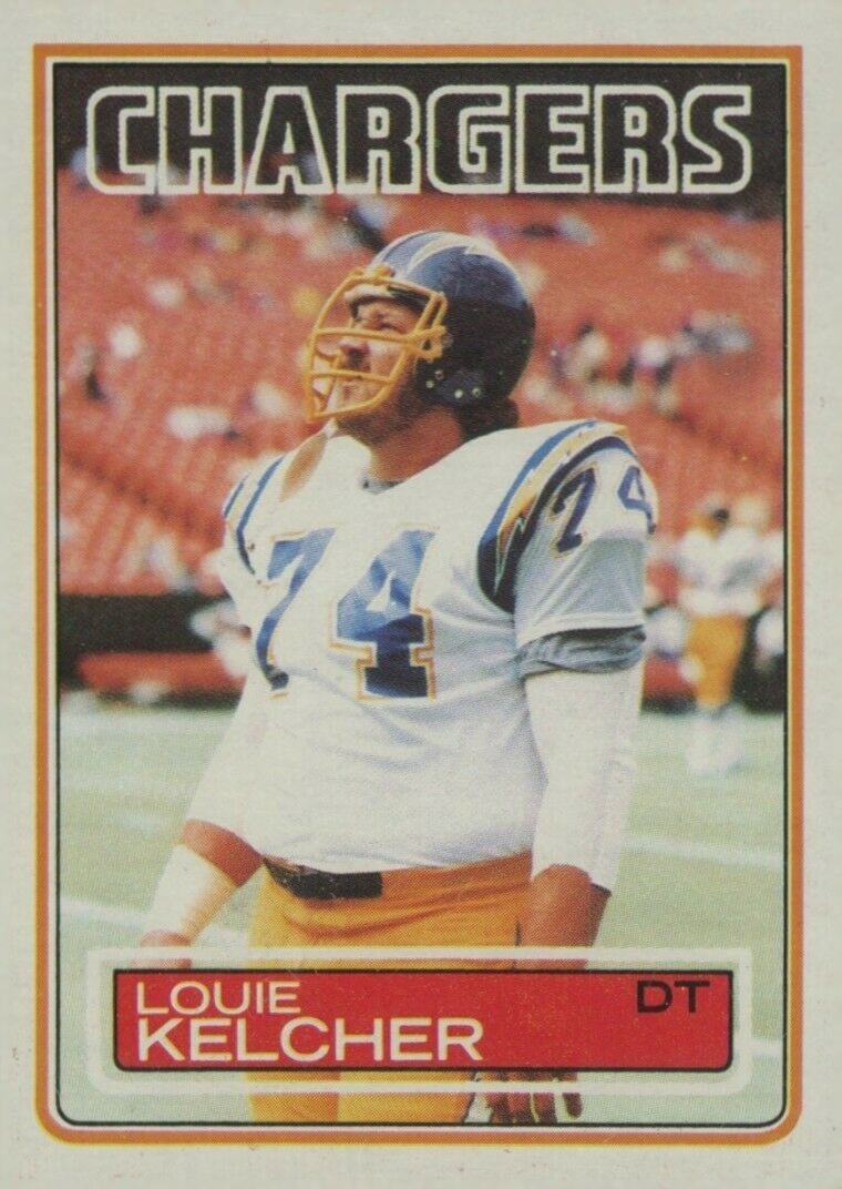 1983 Topps Louie Kelcher #378 Football Card